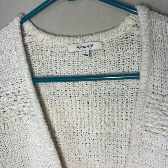 Madewell open front cardigan Sz large - Picture 2 of 6